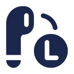 Airbuds Left SVG Icon